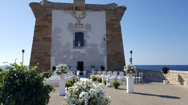 The seventeenth-century Torre di Ligny at the tip of Trapani's sea wall, water on three sides